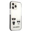 Karl Lagerfeld KLHCP13XTPEKCW iPhone 13 Pro Max 6,7 hardcase biały/white Karl&Choupette